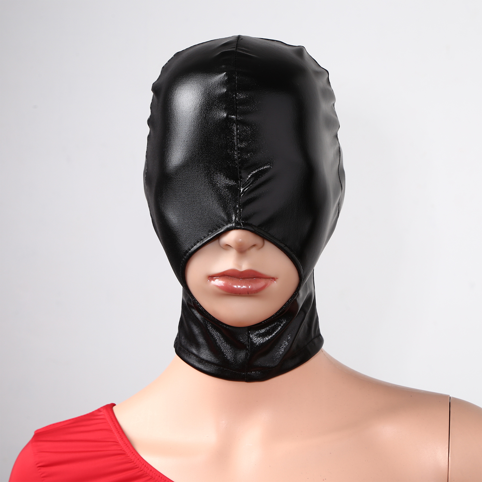 Adult Men Women Black Leather  – Black Face Mask Pack Bewertung und Preis