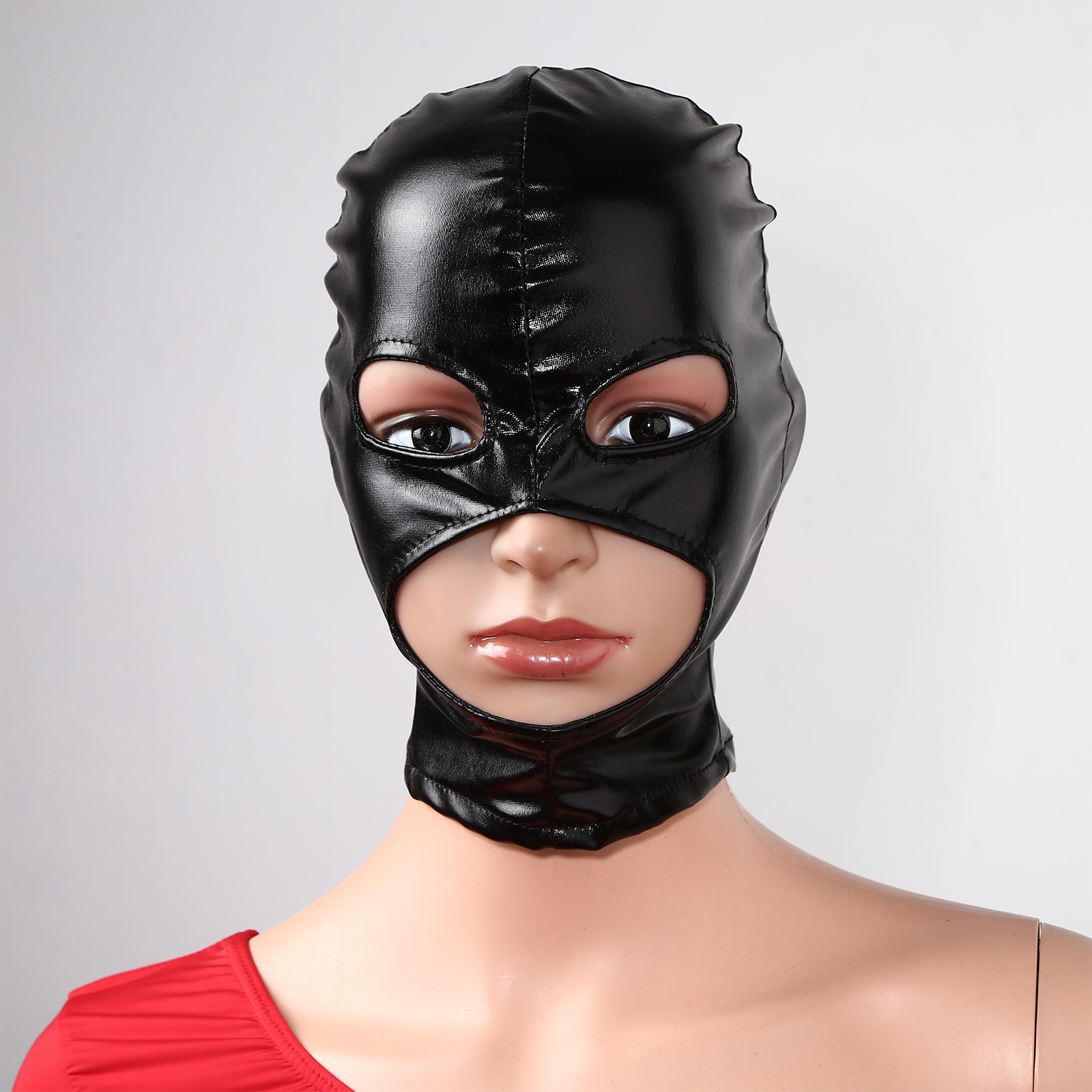 Adult Men Women Black Leather  – Black Face Mask Pack Bewertung und Preis