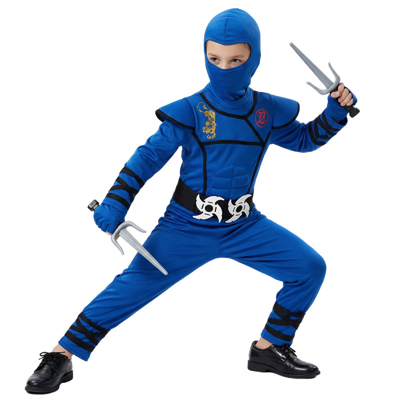 Black and Blue Ninja Costume f – Black Face Mask Pack Bewertung und Preis