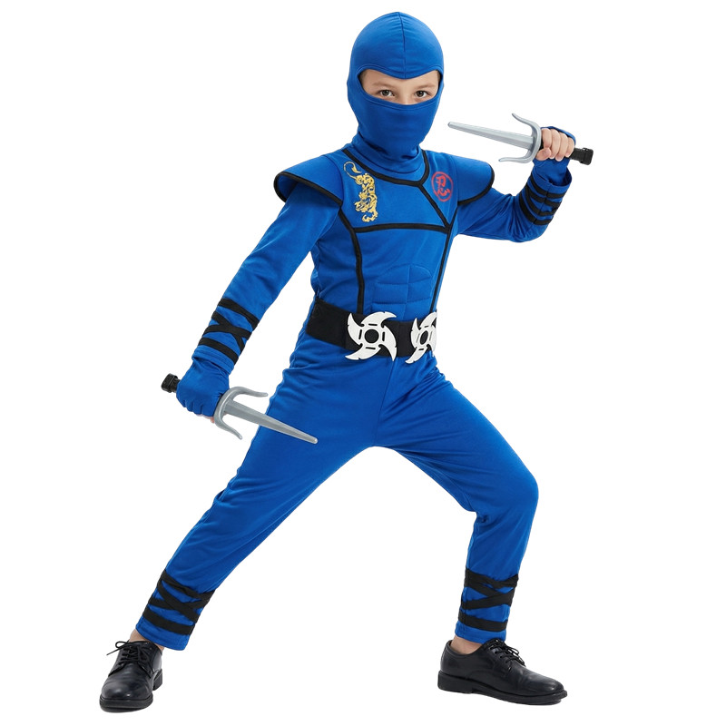 Black and Blue Ninja Costume f – Black Face Mask Pack Bewertung und Preis