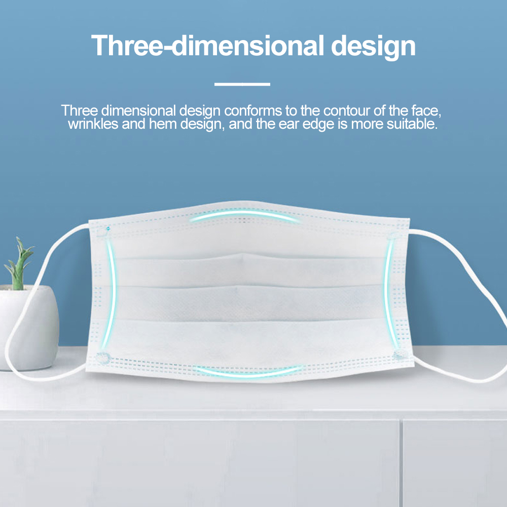 Mouth Masks 3-layer Anti-Dust  – Disposable Surgical Mask Bewertung und Preis