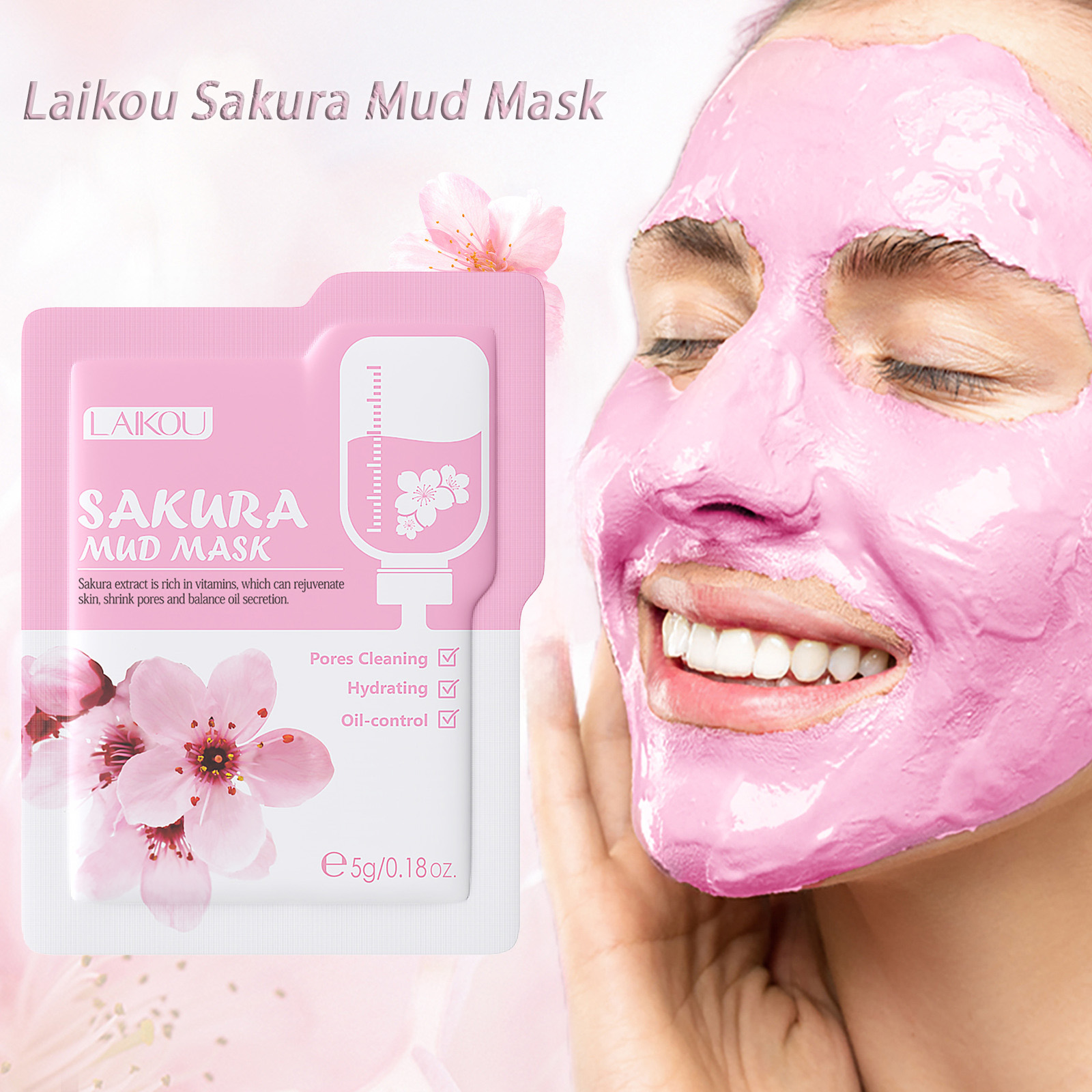Laikou Sakura Clay Mask Trial  – Dust Mask Construction Bewertung und Preis