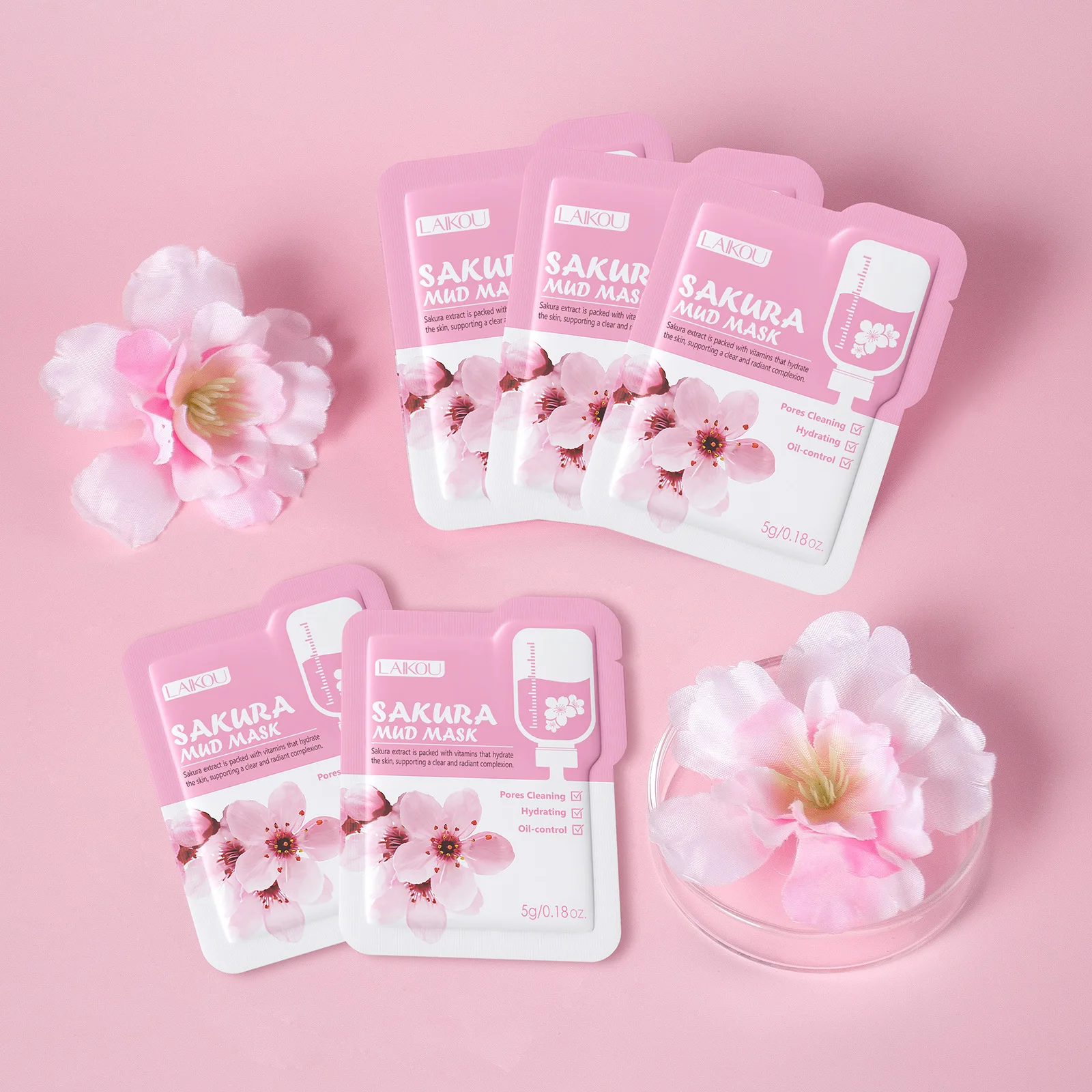 Laikou Sakura Clay Mask Trial  – Dust Mask Construction Bewertung und Preis