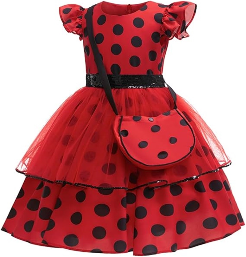 Girls Cosplay Costume Polka Do – Kids Face Mask Bewertung und Preis