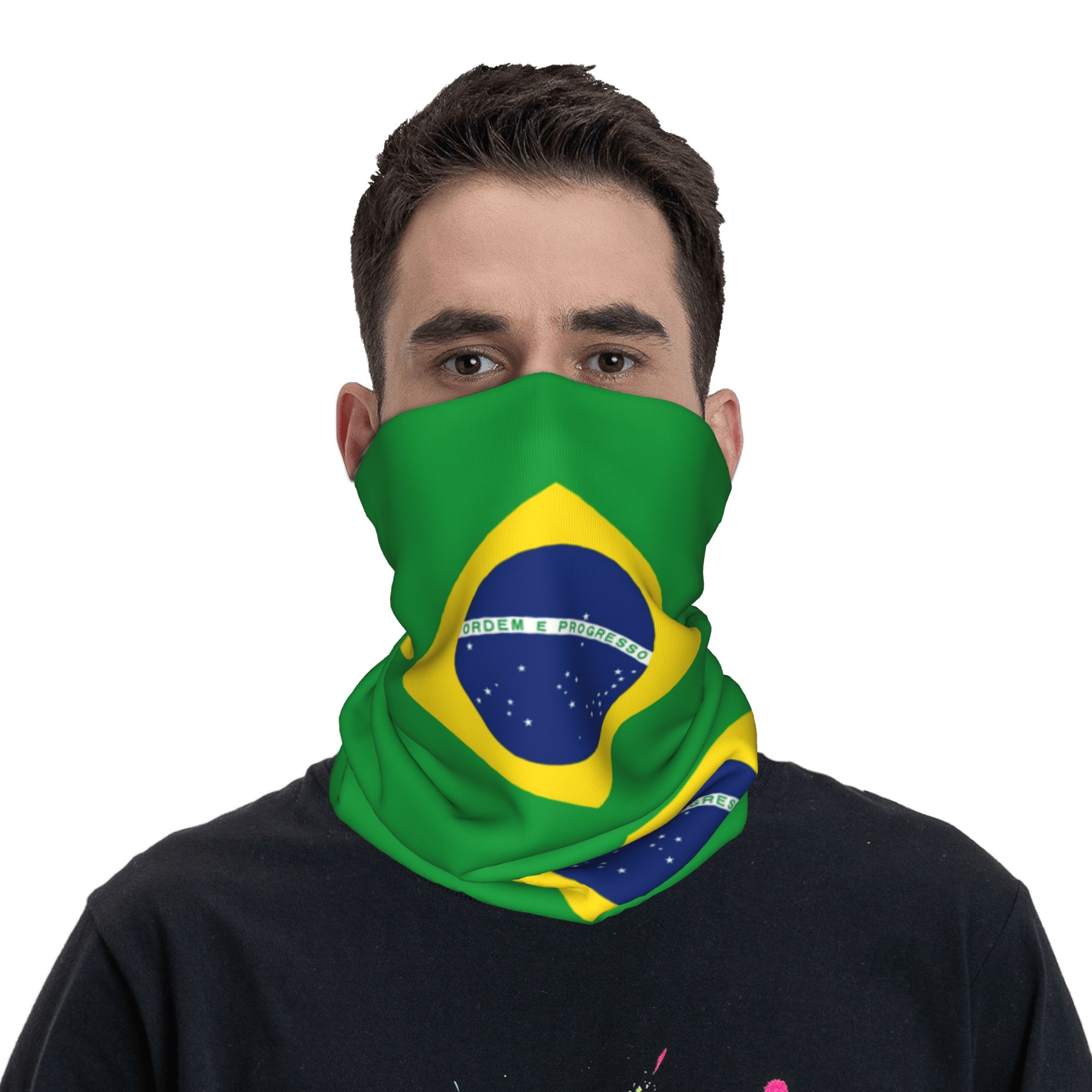Custom Brazil Flag Bandana Nec – Neck Gaiter Face Cover Bewertung und Preis