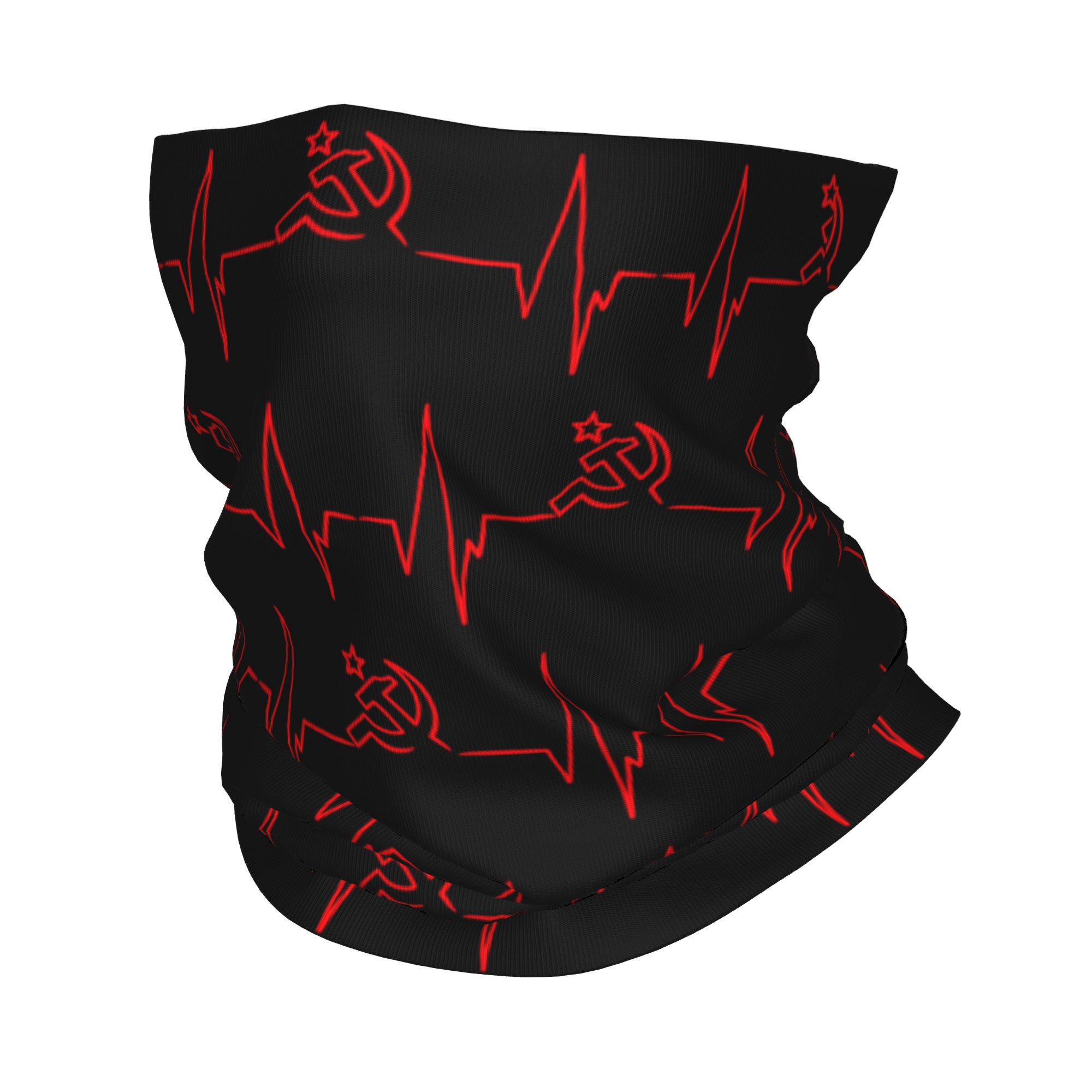 Custom Heartbeat Russian Flag  – Neck Gaiter Face Cover Bewertung und Preis