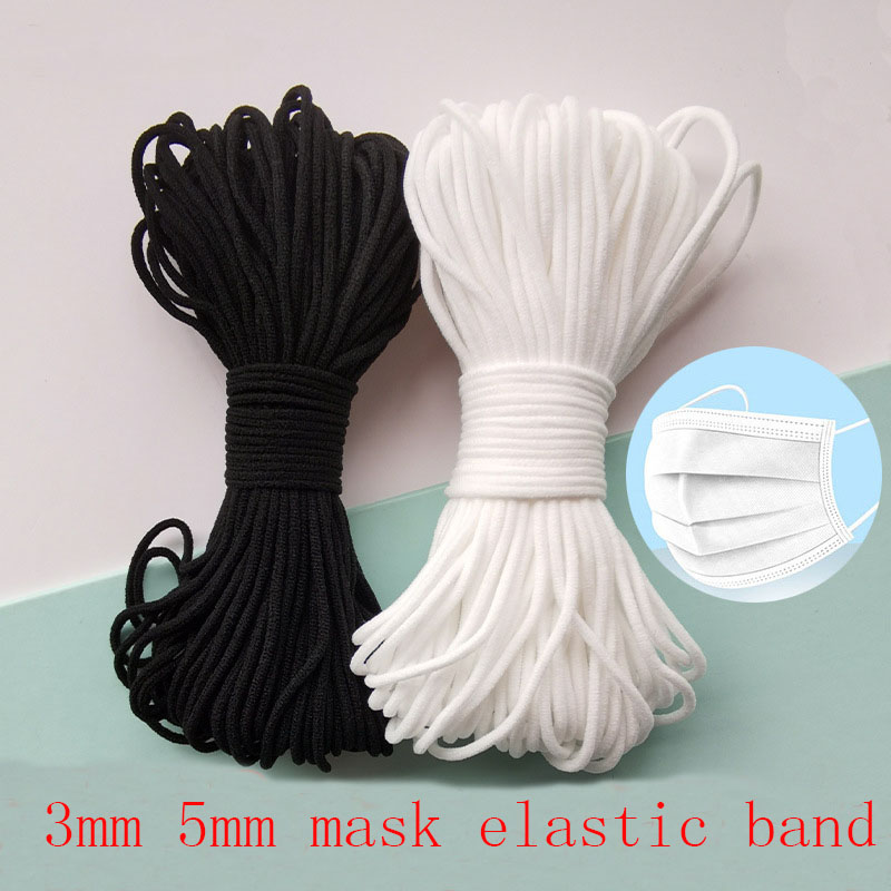 Mask Elastic Rope 3mm Round Wh – Mask Lanyard Adjustable Bewertung und Preis