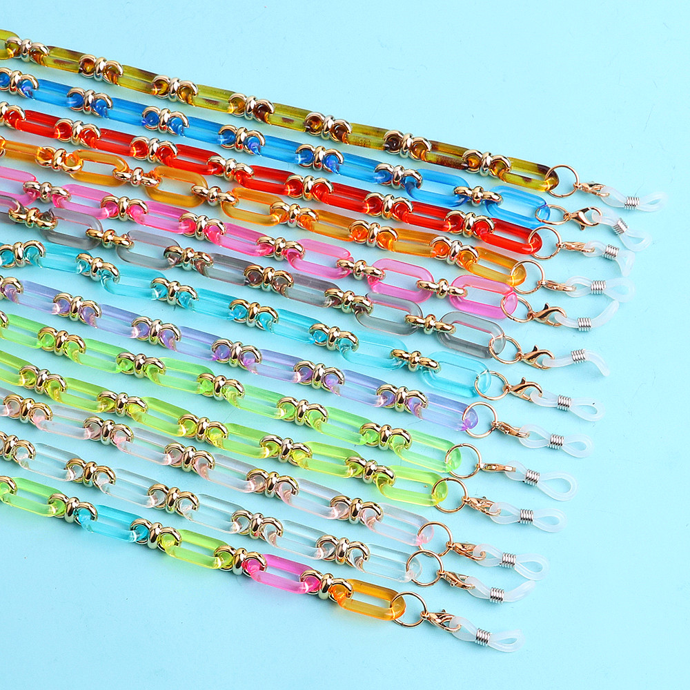 Colorful Transparent Link Acry – Mask Chain Holder Bewertung und Preis