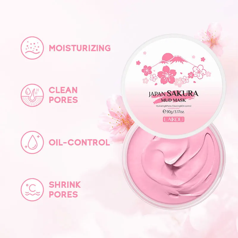 LAIKOU Sakura Clay Mask 25g 90 – Dust Mask Construction Bewertung und Preis