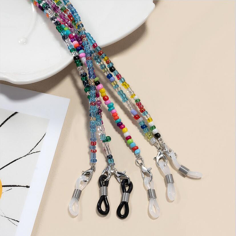 【F】 Colorful Rice Bead Glasses – Mask Chain Holder Bewertung und Preis