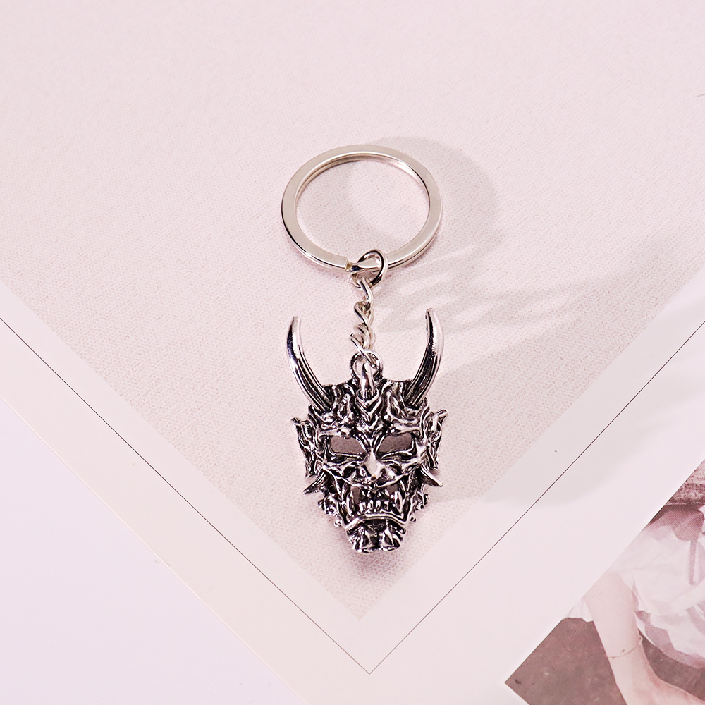 1 piece samurai keychain Japan – Mask Chain Holder Bewertung und Preis
