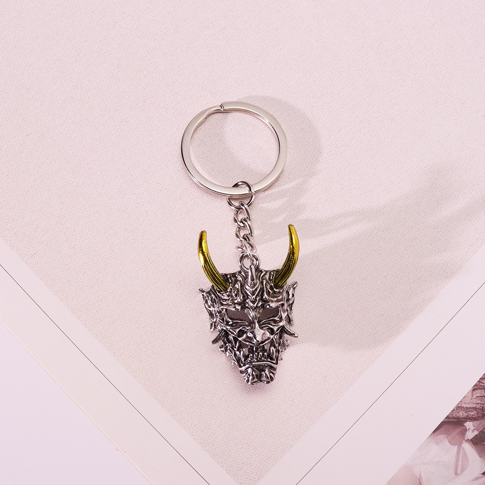 1 piece samurai keychain Japan – Mask Chain Holder Bewertung und Preis
