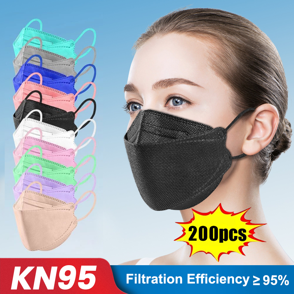 10-200pcs ffp2 mascarillas CE  – Disposable Surgical Mask Bewertung und Preis