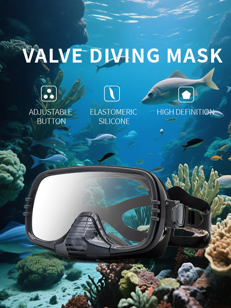 New Large Frame Diving Mask wi – Silicone Mask Bracket Bewertung und Preis