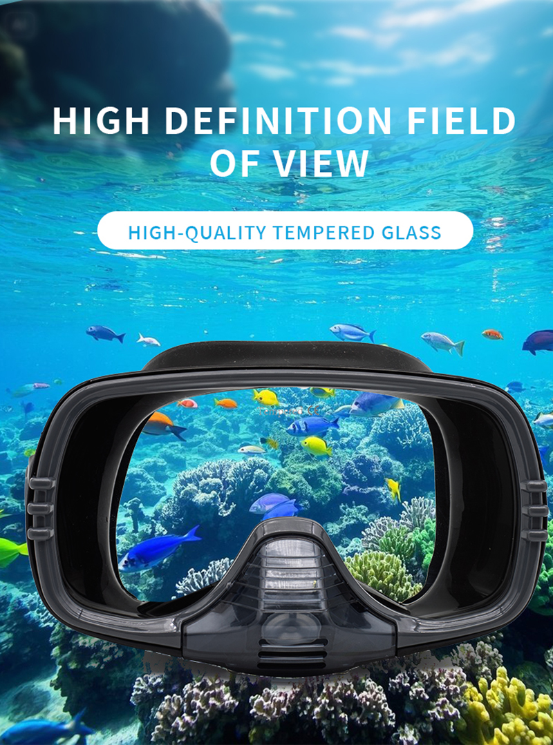 New Large Frame Diving Mask wi – Silicone Mask Bracket Bewertung und Preis