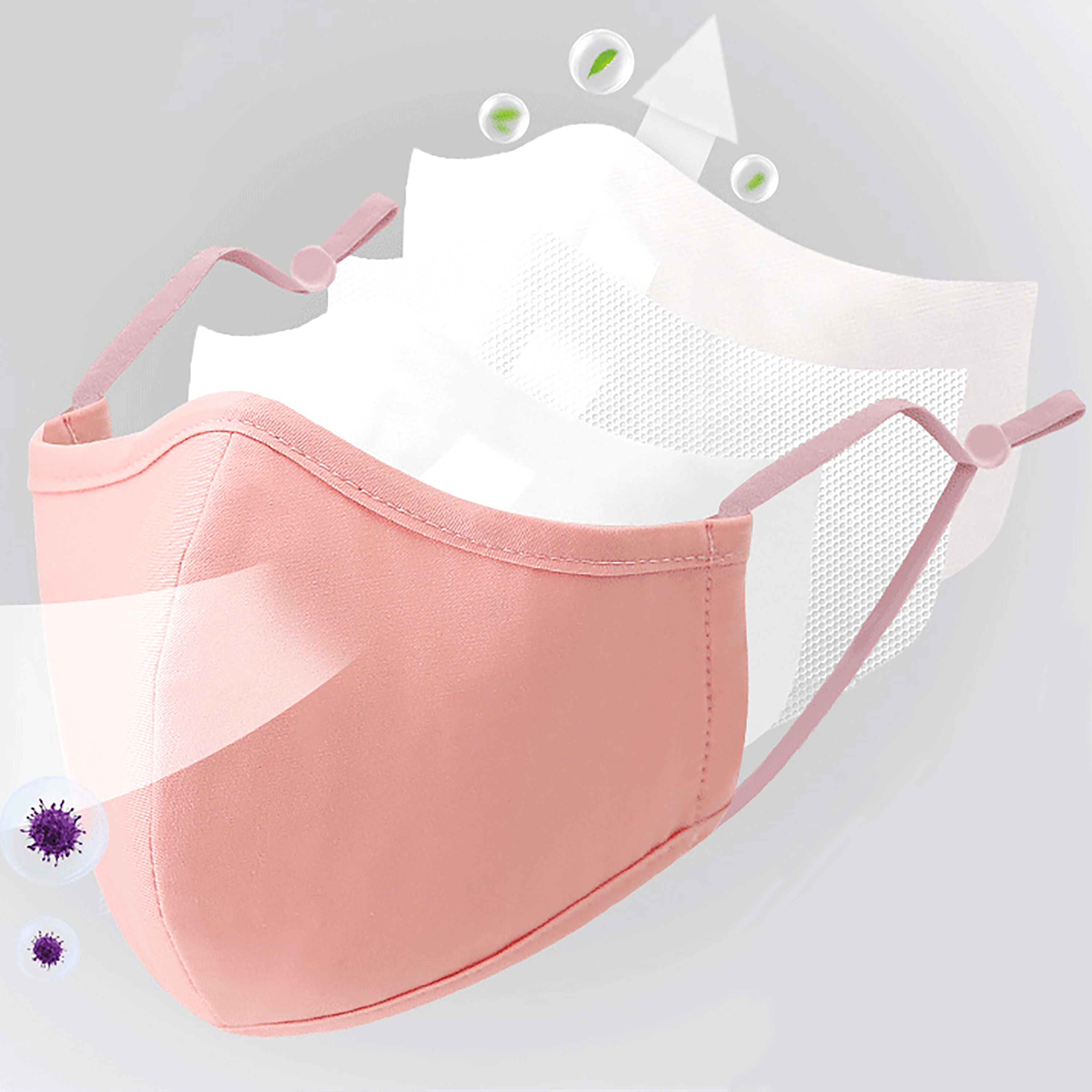4 Styles New Upgrade Cotton Fa – Cloth Face Mask Washable Bewertung und Preis