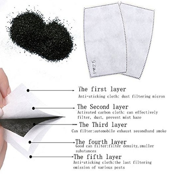 2PCS Mask Filter Element PM2.5 – Pm2.5 Filter Insert Bewertung und Preis