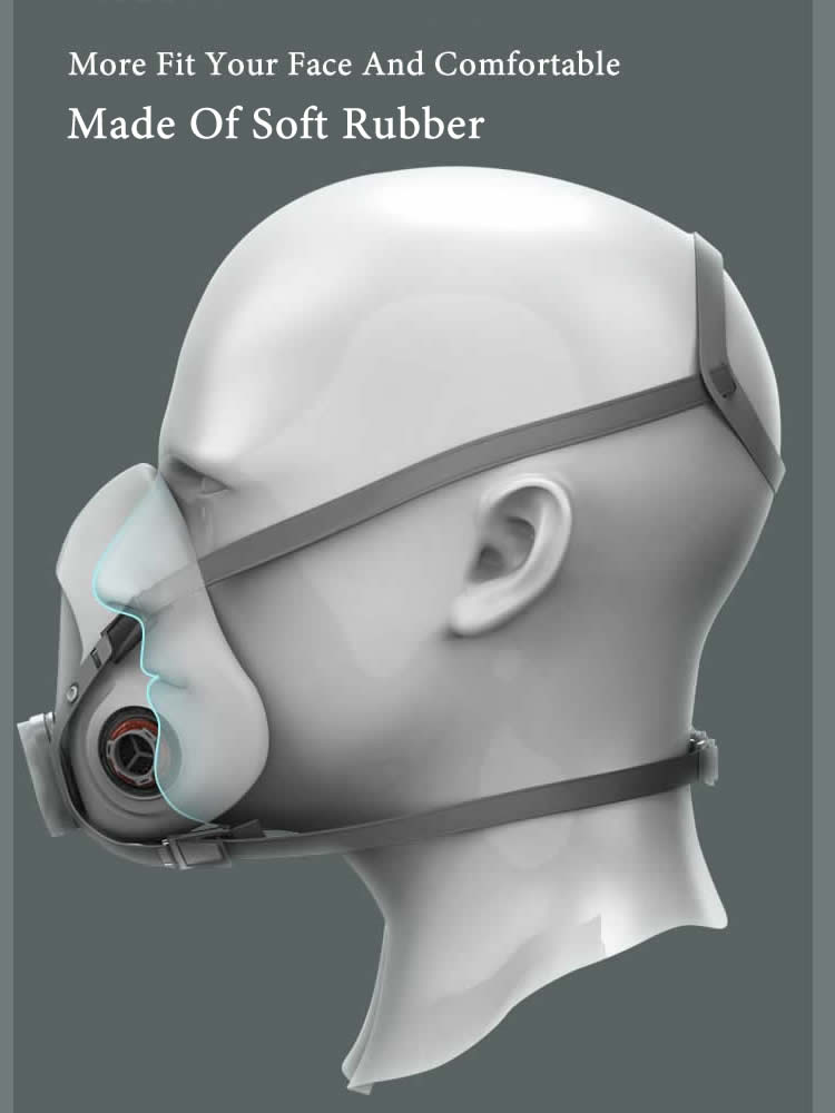 Half Face 6200 Dust Gas Mask C – Dust Mask Construction Bewertung und Preis