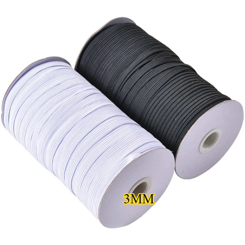 White Black 3mm Flat Elastic B – Mask Lanyard Adjustable Bewertung und Preis