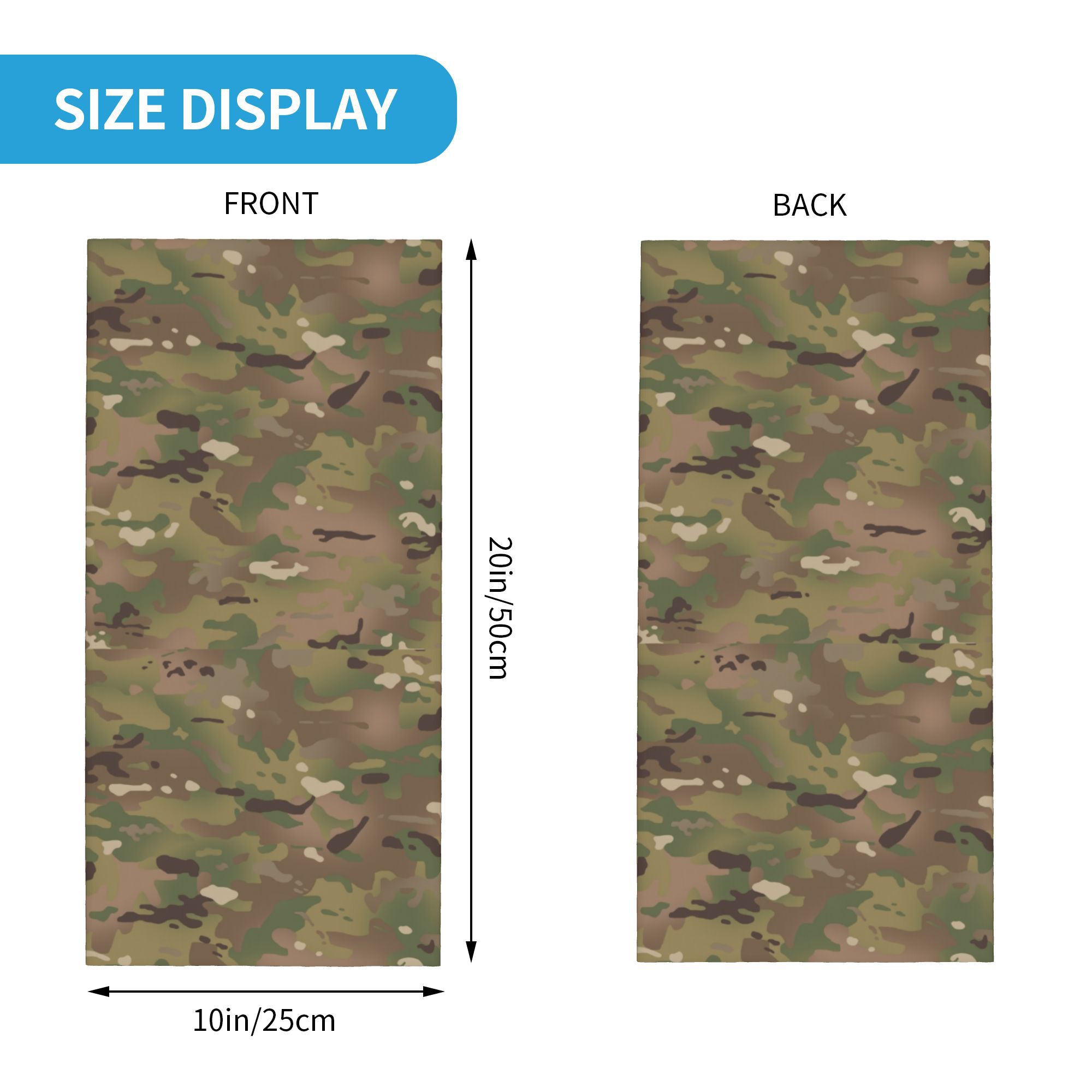 Custom Military Camouflage Pat – Neck Gaiter Face Cover Bewertung und Preis