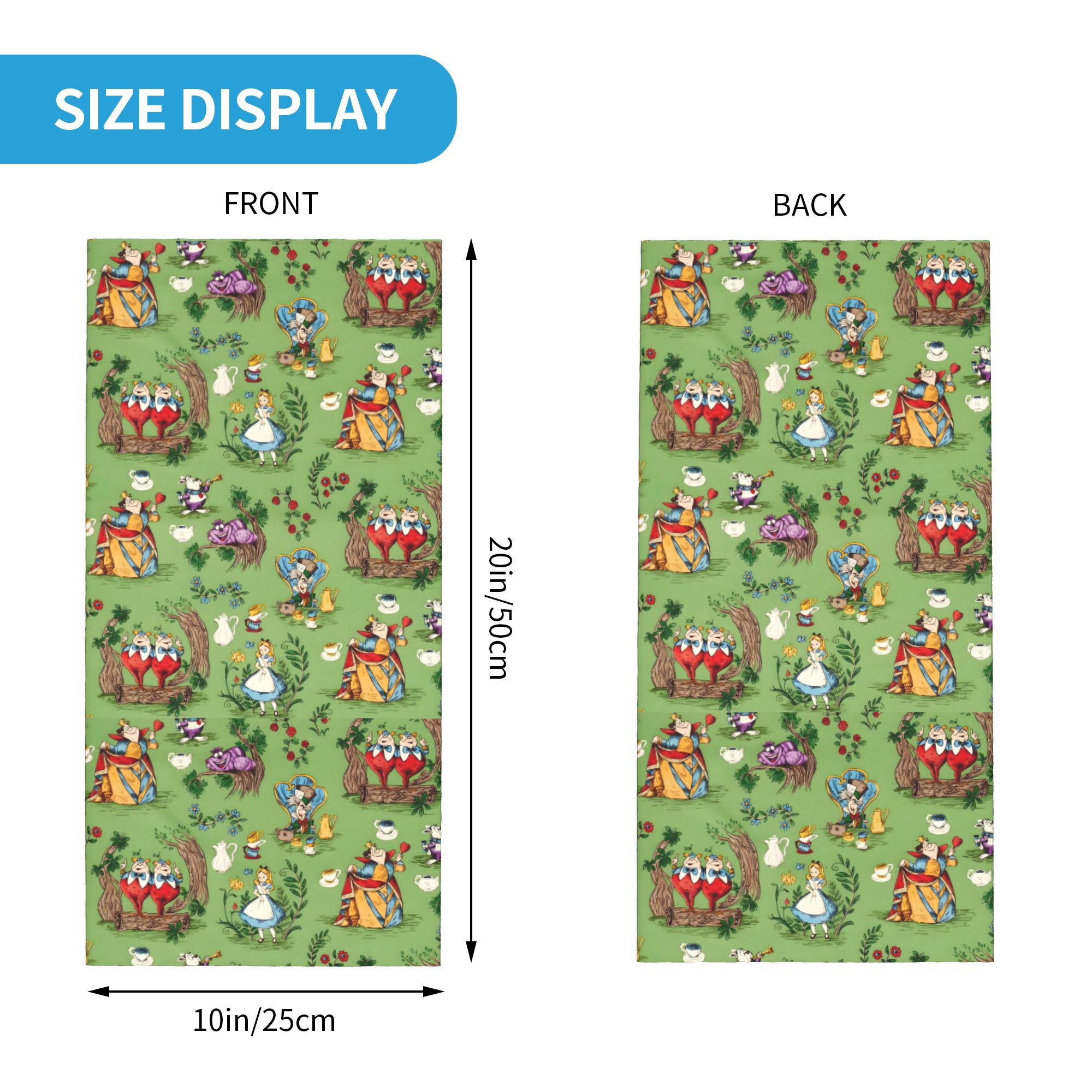 Custom A-Alice in W-Wonderland – Neck Gaiter Face Cover Bewertung und Preis