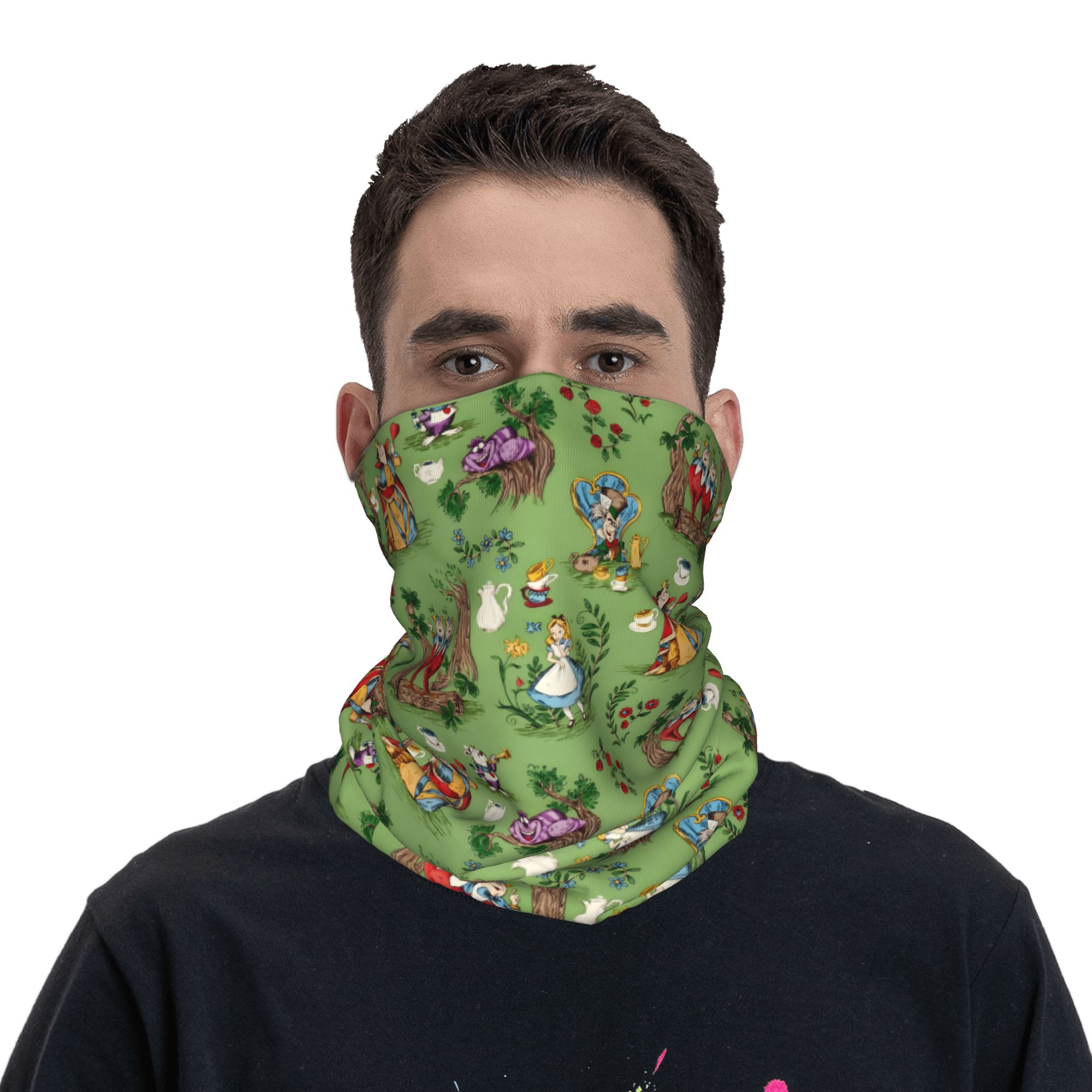 Custom A-Alice in W-Wonderland – Neck Gaiter Face Cover Bewertung und Preis