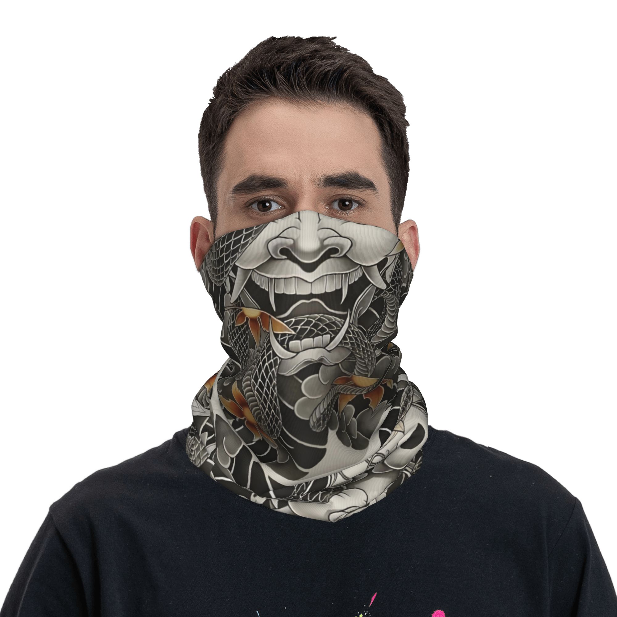 Custom Samurai Oni Demon Banda – Neck Gaiter Face Cover Bewertung und Preis