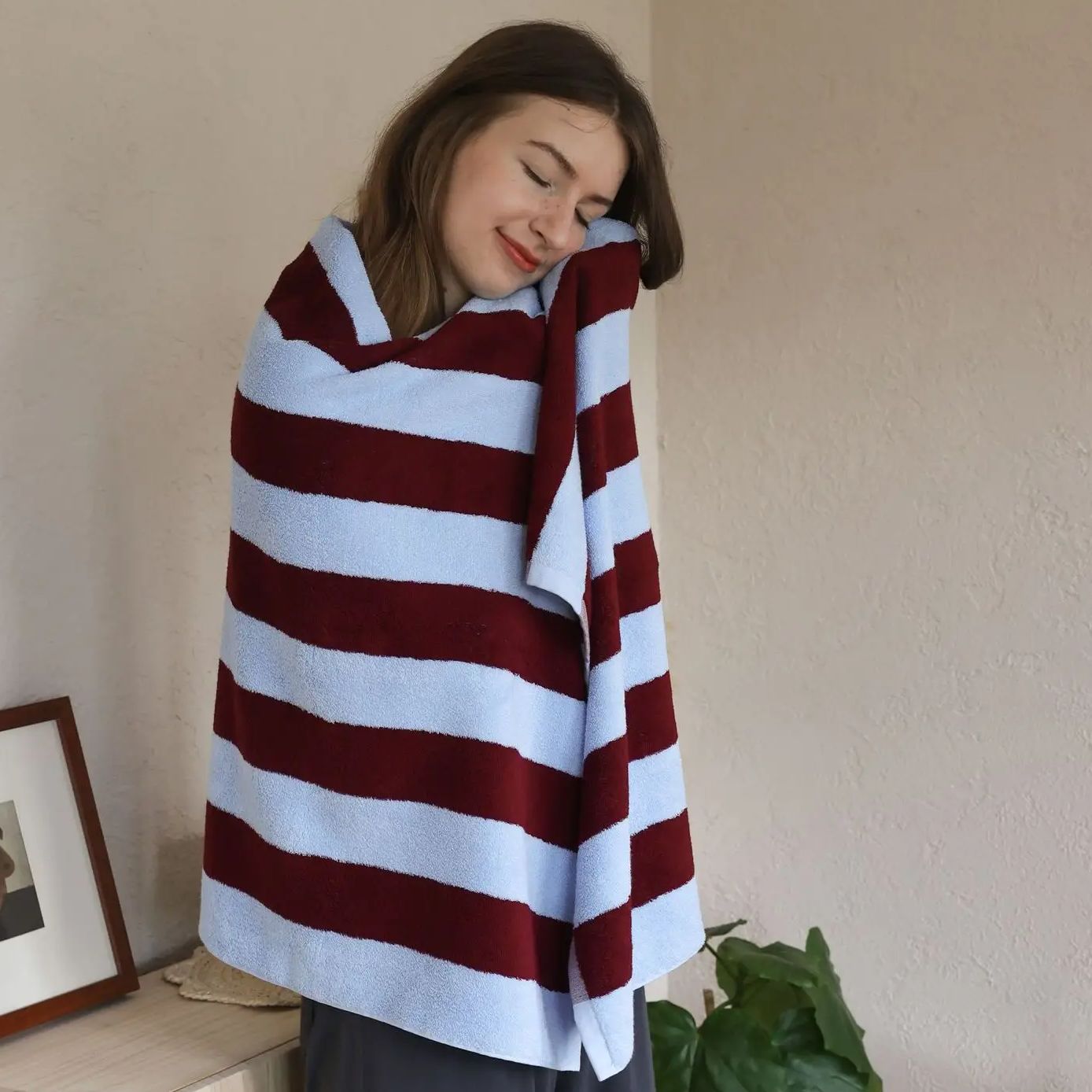 Retro Striped Pure Cotton Towe – Cloth Face Mask Washable Bewertung und Preis