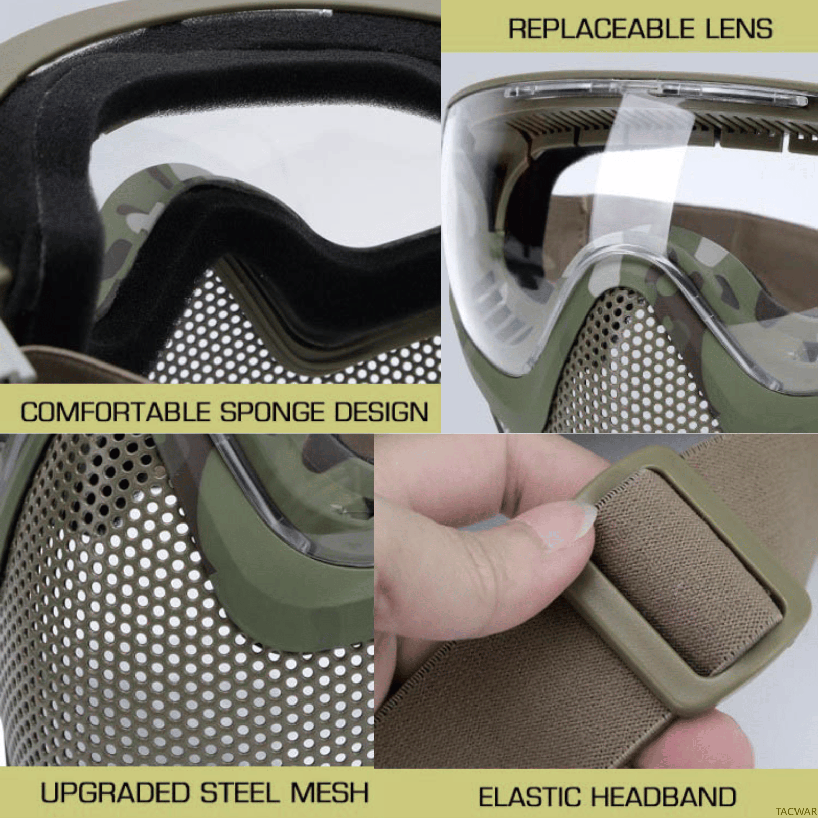 Airsoft Steel Mesh Mask Full F – Anti Pollution Mask Bewertung und Preis