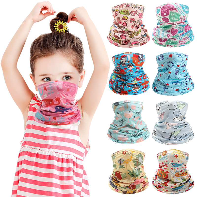 Kids Neck Cover Cute Ice Silk  – Kids Face Mask Bewertung und Preis