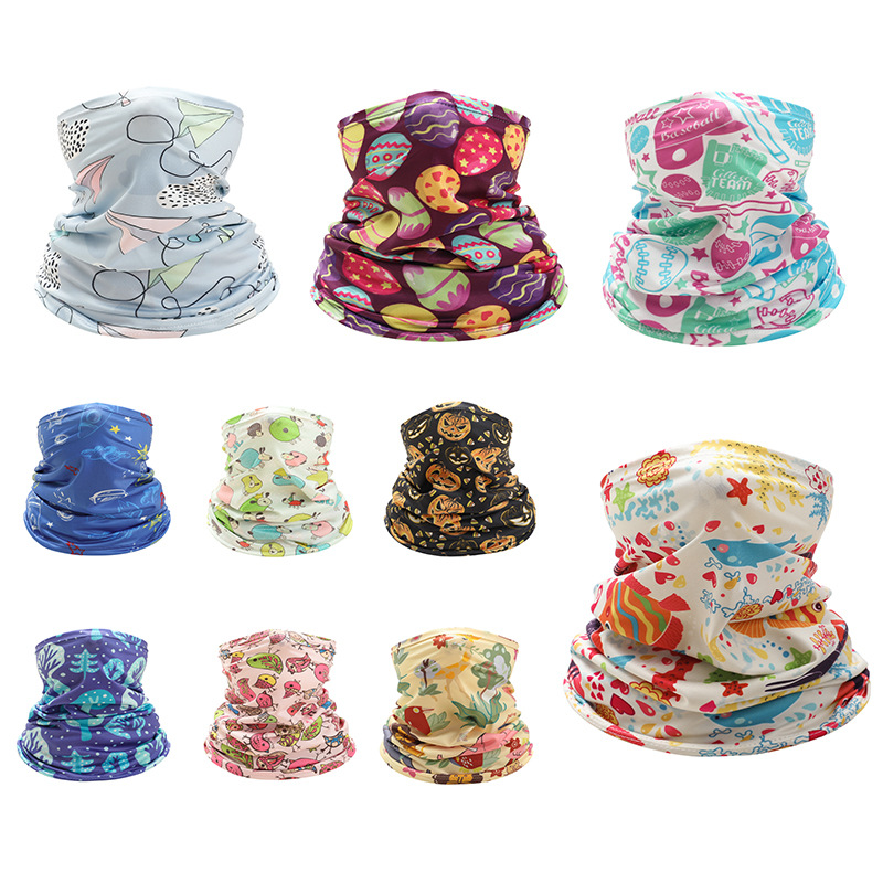Kids Neck Cover Cute Ice Silk  – Kids Face Mask Bewertung und Preis