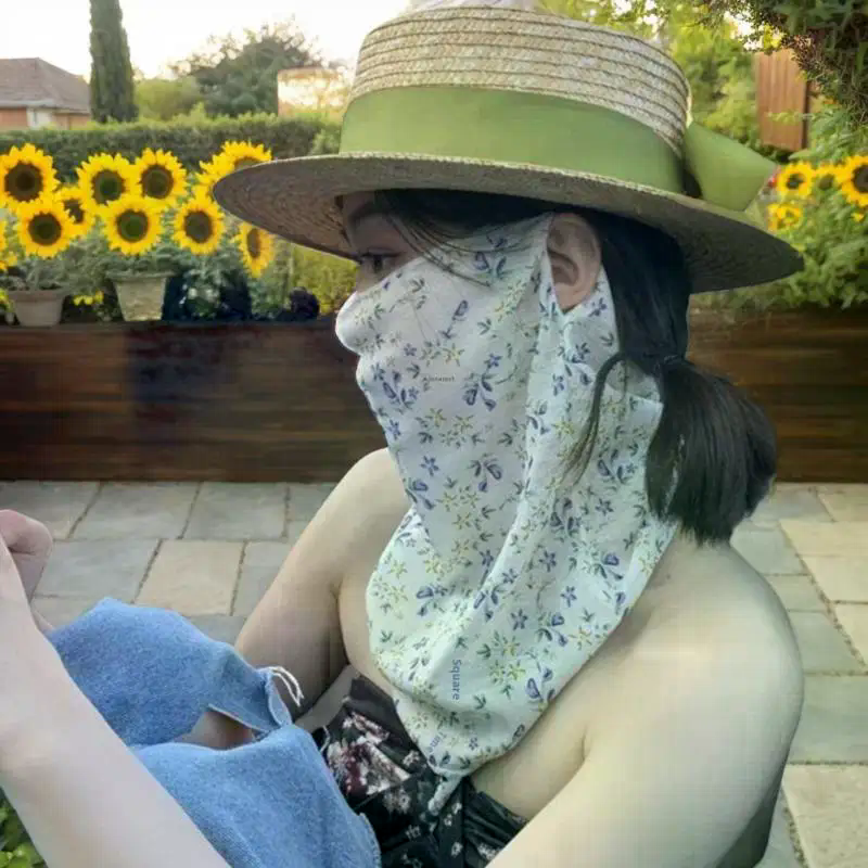 Flowers Summer Sunscreen Mask  – Kids Face Mask Bewertung und Preis