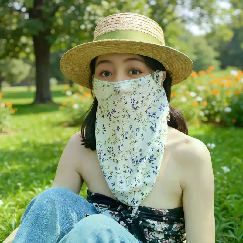 Flowers Summer Sunscreen Mask  – Kids Face Mask Bewertung und Preis