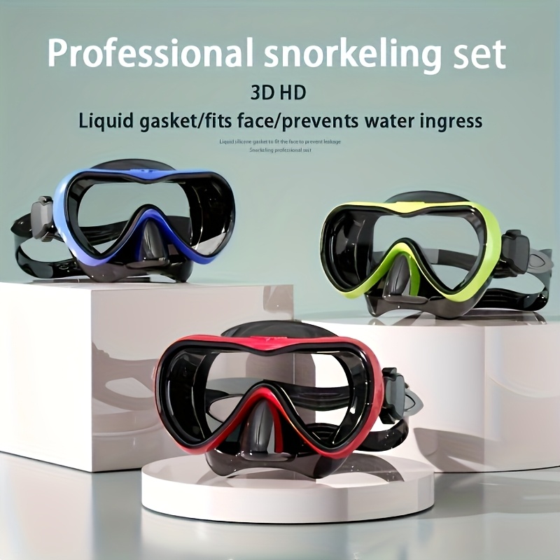 Adult Snorkel Mask, HD Tempere – Silicone Mask Bracket Bewertung und Preis