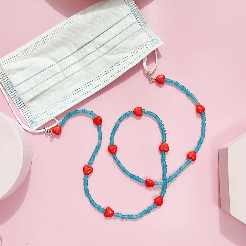 Trendy Peach Heart Anti Slip R – Mask Chain Holder Bewertung und Preis